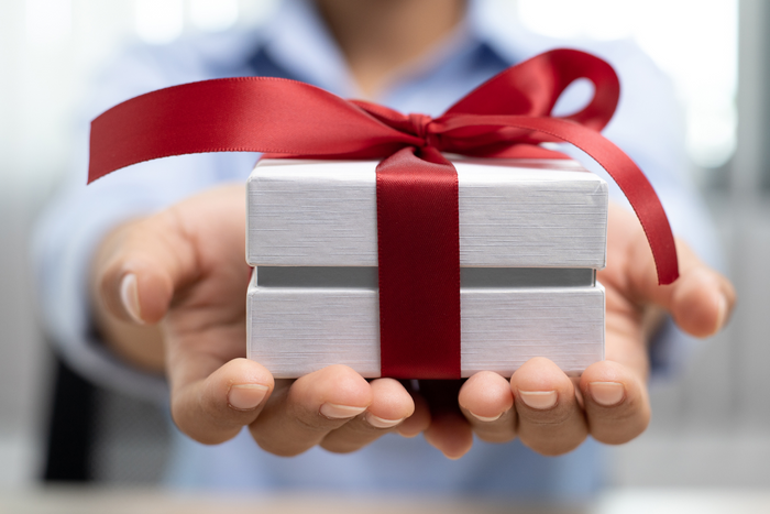 Giving a gift for someone in the hospital