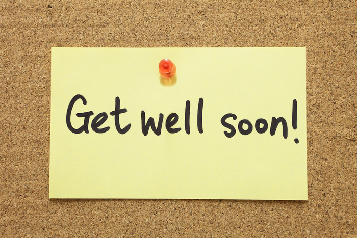 Get well soon message for patients in recovery