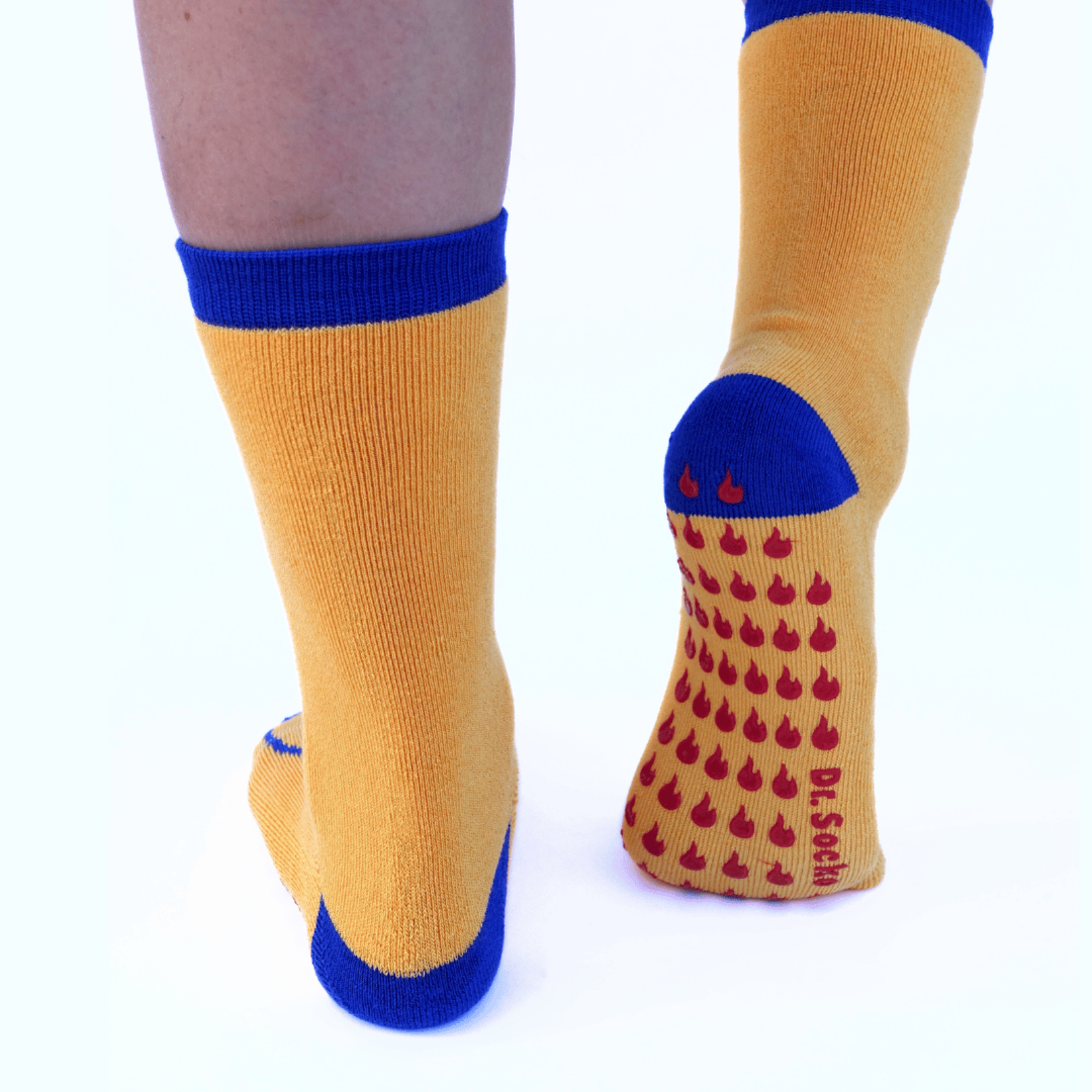 Hospital Socks Women Men Non Skid Gripper Cozy Socks DEBRA