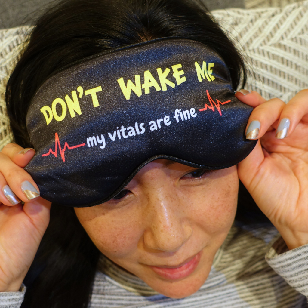 Funny Hospital Sleep Mask - Ideal Get Well Soon & Surgery Recovery Gift, Perfect for Patients & Healthcare Workers